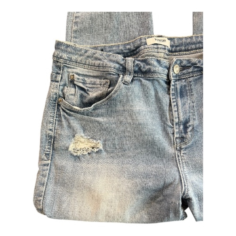 EUC Kensie Effortless ankle mid rise distressed jeans | size 12 - Picture 3 of 9